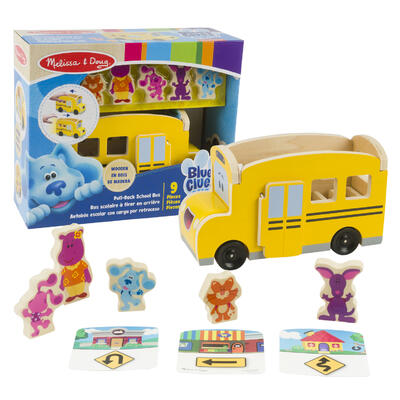 blues clues pull-back toys - 9pc set -- 6 per case