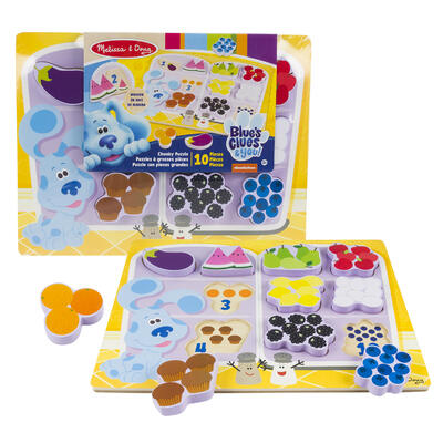 blue's clues fridge puzzle - 10 pieces -- 8 per case