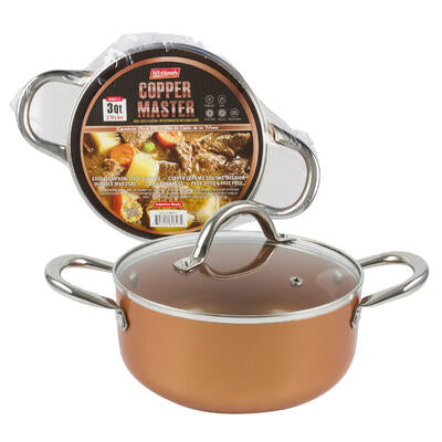 copper stock pot 3qt - home and garden -- 6 per case