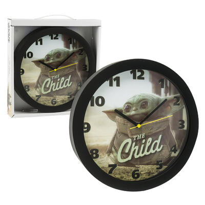 star wars the child wall clock 9.5 in -- 6 per case