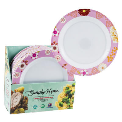 simply home dinner plates 11 inch -- 24 per case