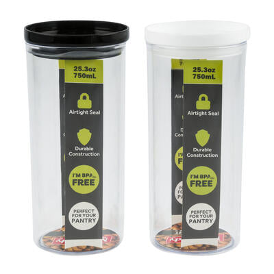 mr. handy airtight canister - 25.36oz -- 24 per case