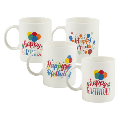 happy birthday mugs - 14oz - - -- 36 per case