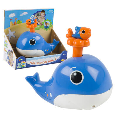 whale pull squirter bath toy -- 6 per case