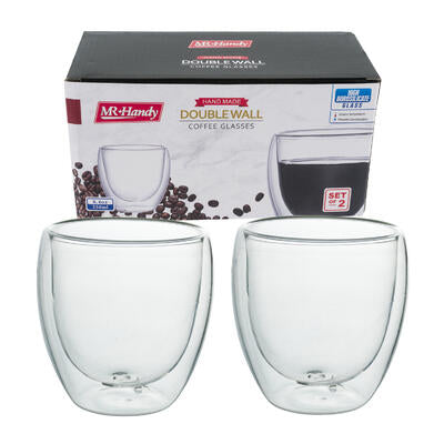 glass drinkware set - 8.4oz - - -- 6 per case
