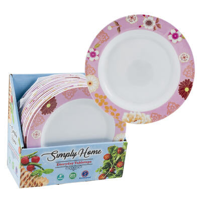 simply home salad plates - 8 inch -- 24 per case