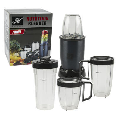 mercury nutri rocket blender set - 12 pieces -- 4 per case