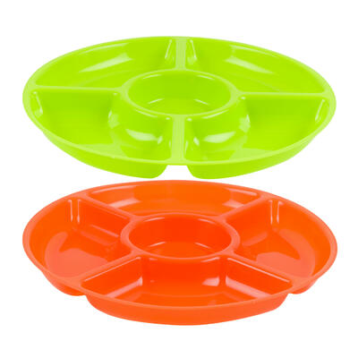 5 compartment serving tray- 12 -- 48 per case