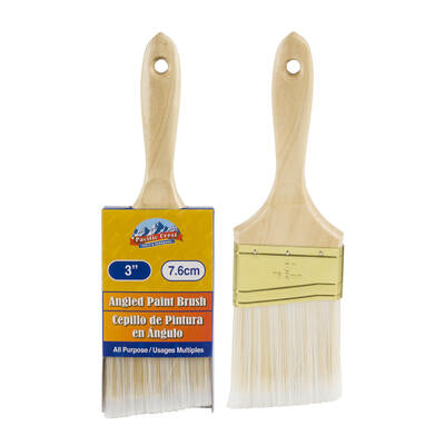 deluxe angled paint brushes - 3 inch -- 48 per case
