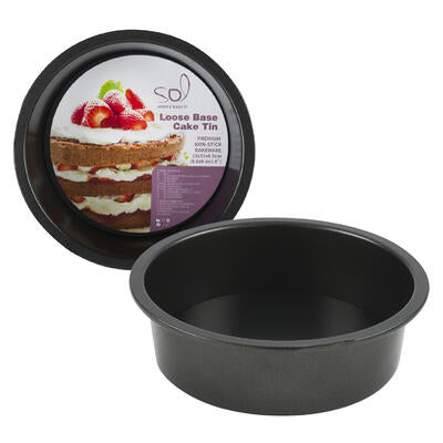 grey round pan 8.6x2.5 - -- 24 per case