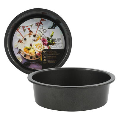 heavy duty round pans - 8.6x2.5 - grey -- 15 per case