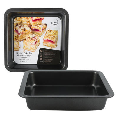 gray square pans - 8.85x8.85x1.7 -- 36 per case