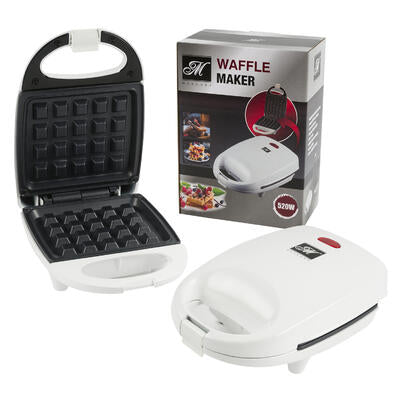 mercury waffle maker - white -- 8 per case