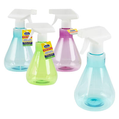 plastic spray bottle- 16.9oz- 3 assortments -- 48 per case