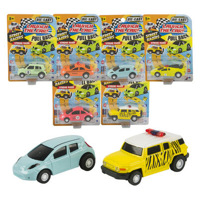 diecast city toy cars - 1.2 - assorted -- 48 per case