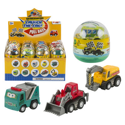 die cast pull back toy cars - 2.87 in -- 24 per box