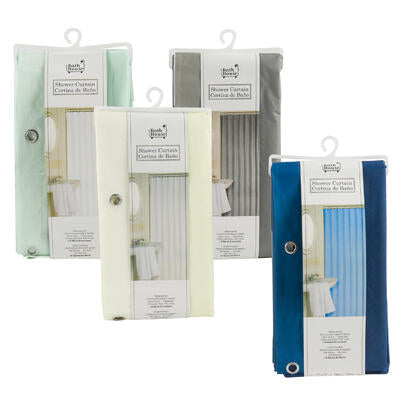 shower curtain 71 in - 4 assortments -- 72 per case