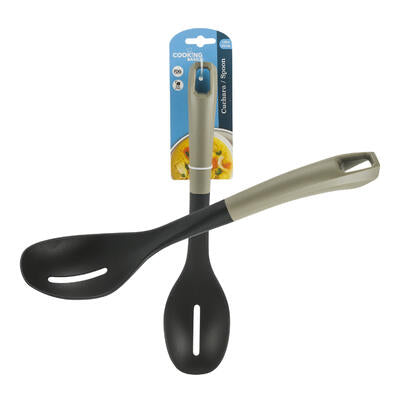 gray handle serving spoon 14 in -- 48 per case