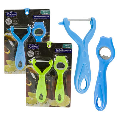 kitchen tool set 2 piece assorted colors -- 96 per case