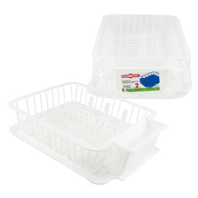 imperial plastic sink sets - 2 piece - white -- 6 per case