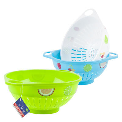 colander with handles - 3 assortments -- 48 per case