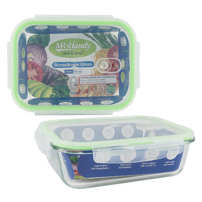 mr. handy rectangle food container - 50.70oz -- 24 per case