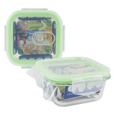 mr. handy square food container - 10.14oz -- 48 per case