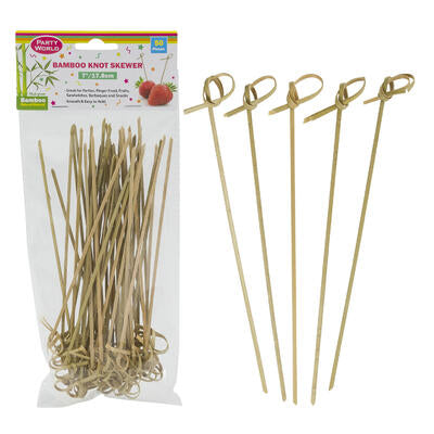 bamboo knot picks - eco-friendly - 7 inch -- 48 per case