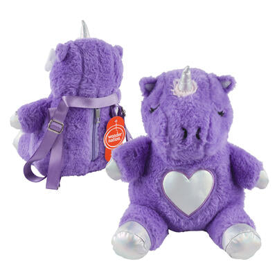 unicorn critter plush backpacks -- 24 per case
