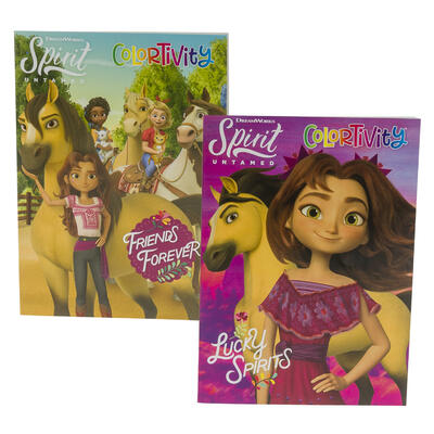 spirit untamed coloring book - 2 assortments -- 36 per case