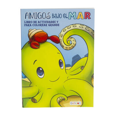 amigos bajo el mar coloring book - 80 pages -- 24 per case