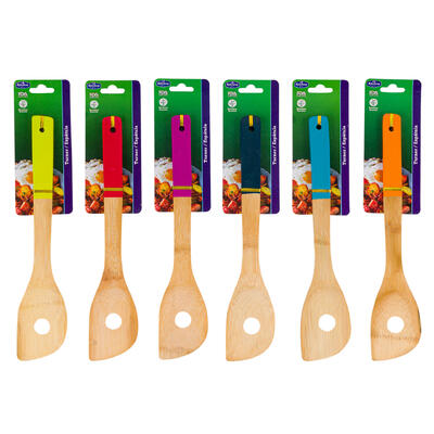 bamboo turner - 11.8 in - - 6 assorted colors -- 48 per case
