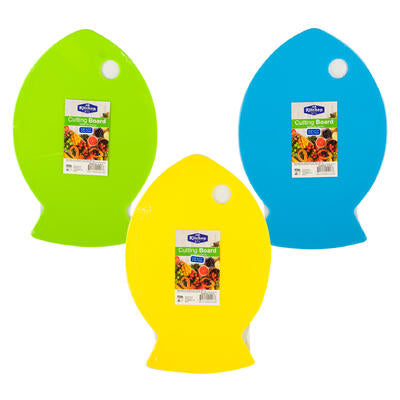 chopping board 11.8 - 3 assorted colors - bulk -- 48 per case
