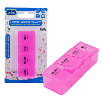 pill case organizer - pink - 8.6 -- 72 per case