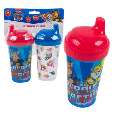 paw patrol sipper cups - 2 pack -- 6 per box