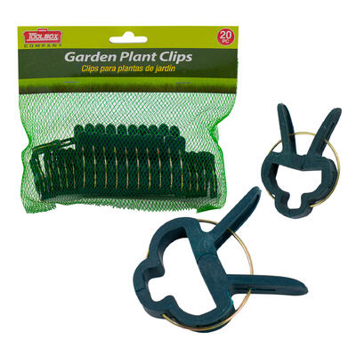 garden plant clips - durable plastic -- 24 per case