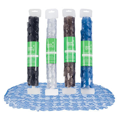 bath house oval pebbles bath mat - 26.7 -- 24 per case
