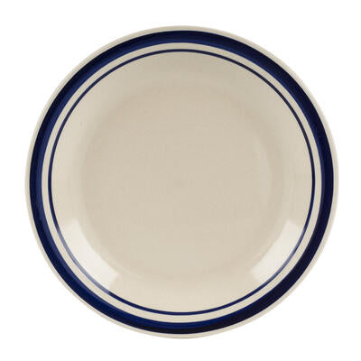 home & garden blue dessert plates - 7.5 in -- 44 per case