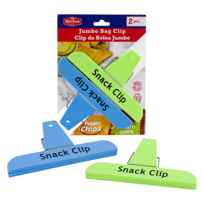 jumbo hair clips 5.9 in - multicolor -- 48 per case