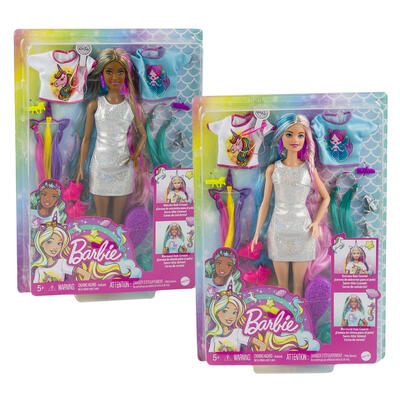 barbie fantasy hair set - assorted -- 4 per case