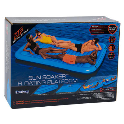 bestway h2o go! sunsoaker platform floater -- 2 per case