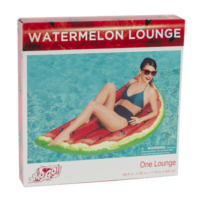 watermelon airmat floater - 8 pack - pool toys and games -- 8 per case