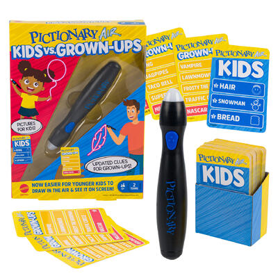 pictionary air kids vs grown up game -- 5 per case