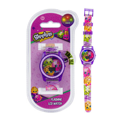 shopkins kids lcd watches -- 6 per case