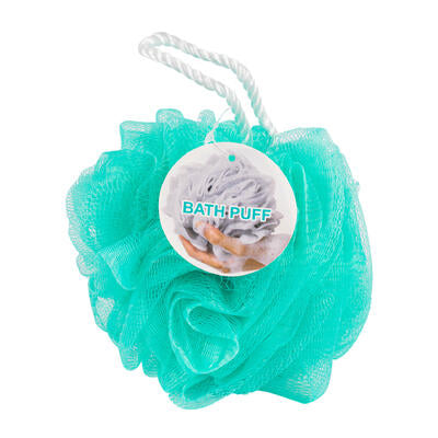 bath puff - green - - -- 48 per box