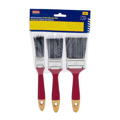 paint brush set with plastic handle - - -- 24 per case