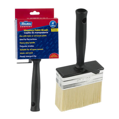 4 inch paint brushes with plastic handle - bulk -- 24 per case