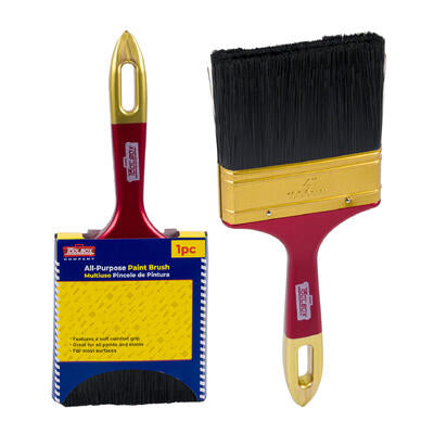 paint brushes with wooden handles - bulk - 4 in -- 24 per case