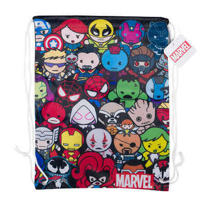 marvel kawaii cinch bags - 18 x 15 - - -- 48 per case