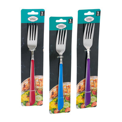 simply home stainless steel forks - 8 assorted -- 96 per case